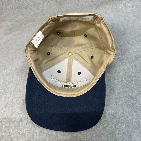 Michelin Tires Hat Cap Beige Blue SnapBack TCI Carolinas Automotive Otto Cap - Picture 6 of 10